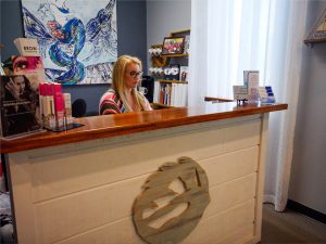 The Ageless Face by Cheryl front desk